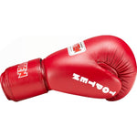 TOP TEN RTT-COMPETITION Leather Boxing Gloves 10oz (WORLD BOXING APPROVED) czerwony+10 oz kesztyű