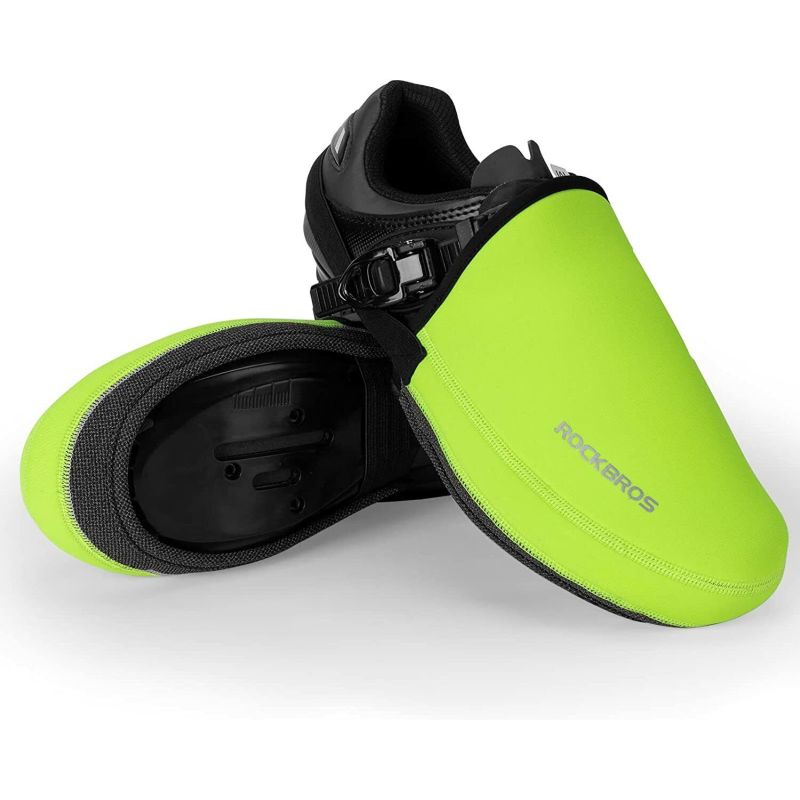 Rockbros fluorine cycling shoe covers L/XL protectors and knee pads