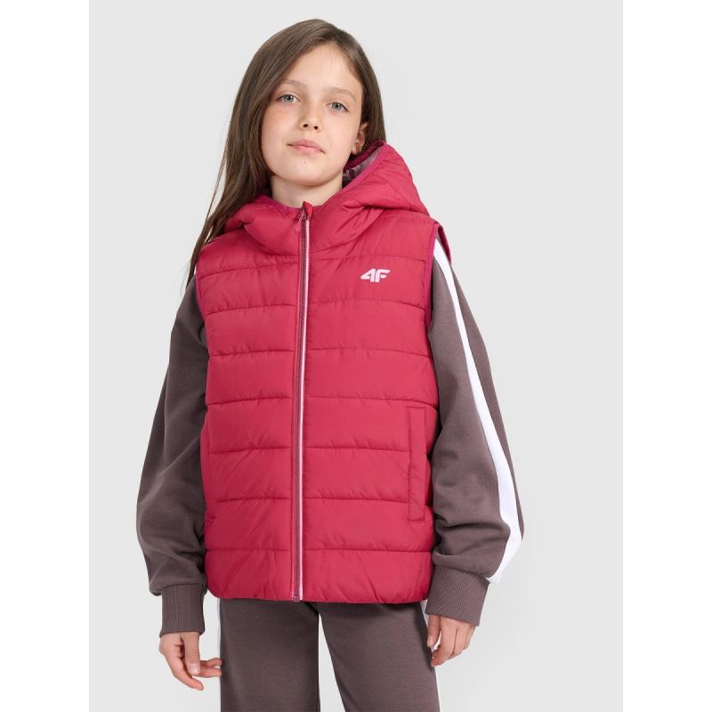 4f Girls' down vest with synthetic filling 4FJRAW25TVJAF322-54S Kiegészítő