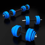 HMS SGG30 BAR 2-in-1 weight set (barbell and dumbbells) 30 kg póló 17-59-133