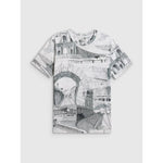 4F Men's regular printed T-shirt póló