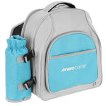 Enero Thermal Picnic Backpack Blue And Grey 25l Camp szürke backpacks, tourist equipment