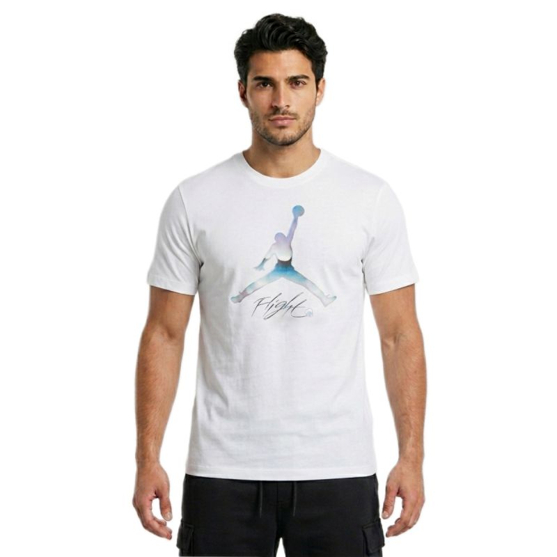 AIR Jordan Men's Graphic Crew Flight Tee white - fehér póló
