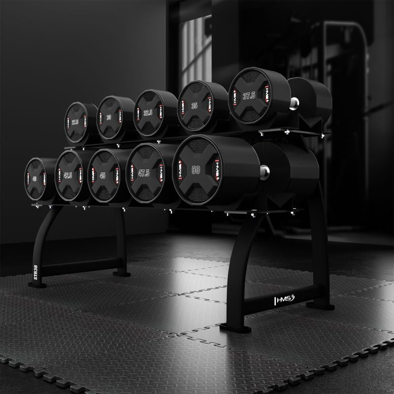 HMS HPC 27.5 KG POLYURETHANE Dumbbell CPU súlyzó 17-66-200