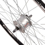 28 Inch Front Wheel With Shimano Hub Black Rim