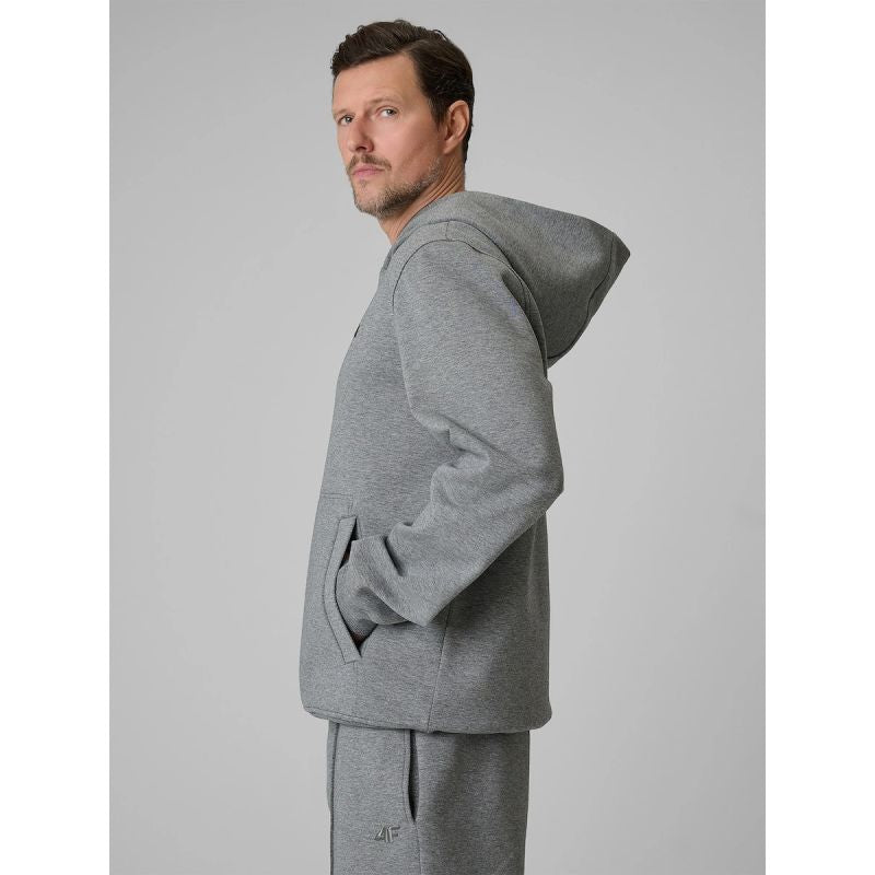 Men's regular hooded sweatshirt 4F