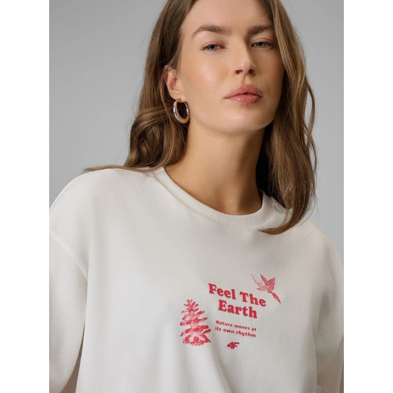 4F Women's regular printed T-shirt póló 4FRSS26TTSHF3704-11S