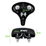 Enero Black Wide City Bicycle Saddle fekete kiegészítő GSP-1087603