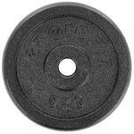 Enero Black Cast Iron Load 5 Kg Fit ø26.5 fekete weight, strength training equipment, training equipment