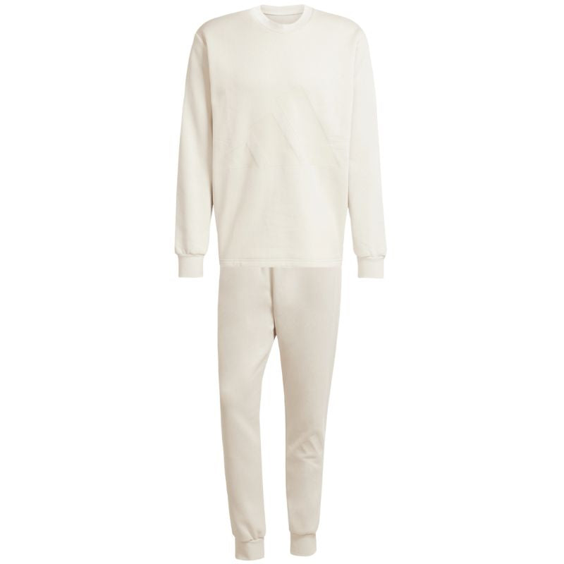 adidas Men's Sportswear Big Logo Fleece Colorblock Tracksuit Beige JX5572 Kiegészítő