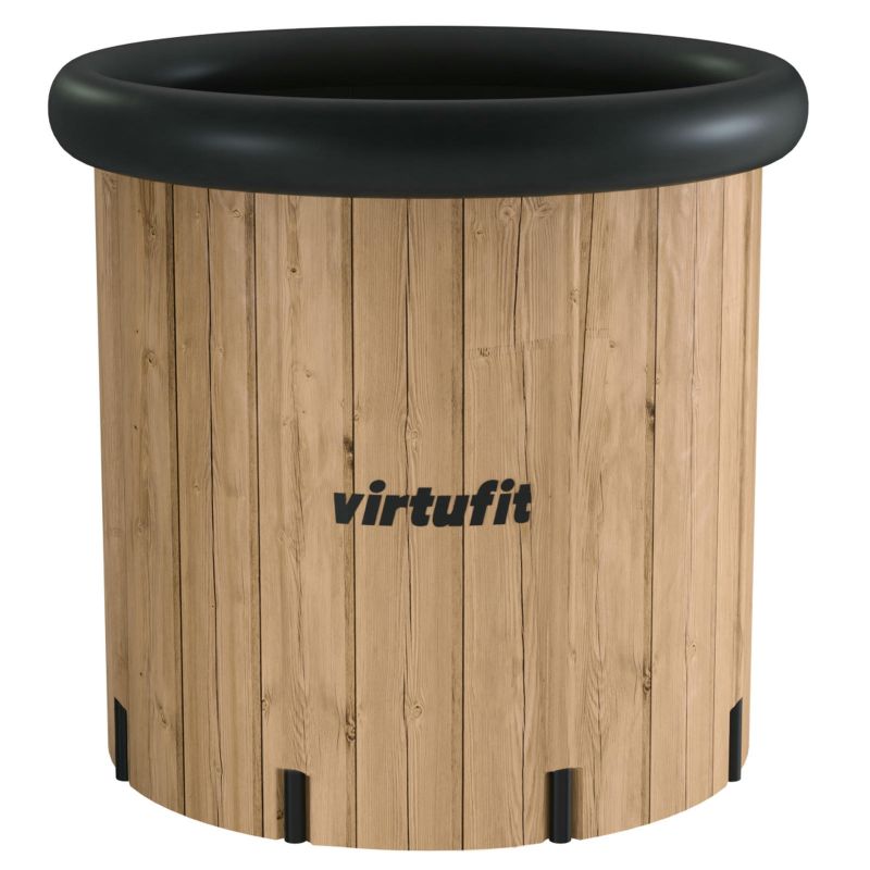 Virtufit Ice Bath Xxl - 375 Liters - Imitation Wood - With Accessories Egyéb