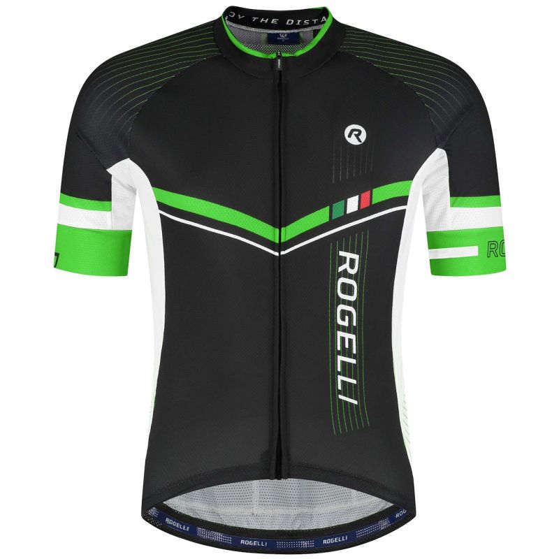 Rogelli Gara Mostro II cycling jersey black-green 7XL zöld kerékpáros ruha SIRS1000000.400.7XL