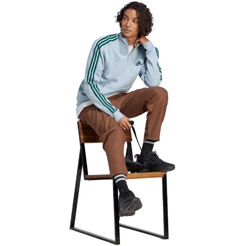 adidas Essentials Fleece 3-Stripes 1/4-Zip M Sweatshirt IJ8909 Pulóver