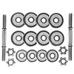HMS Dumbbells in a case CHROME 2x7.5kg STC15 edzőfelszerelés 17-59-102