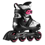 NH10907 4in1 ROLLER SKATES WITH EXTENDED HOCKEY BLADES TINTS PINK SIZE M (35-38) NILS EXTREME rózsaszín görkorcsolya
