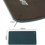Enero CLUB FITNESS MAT WITH HOLES FIT fekete mats, training equipment