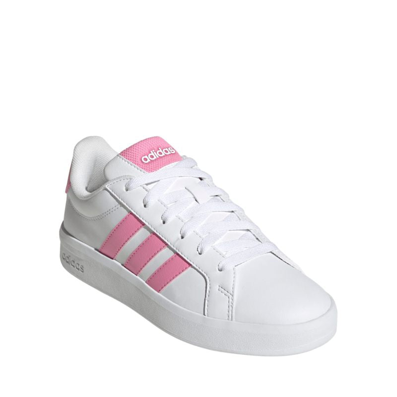 Adidas Grand Court 3.0 kids' white and rózsaszín cipő
