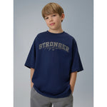 Boy's loose T-shirt with print 4F 4FJRSS26TTSHM3465-31S 158/164 shirts