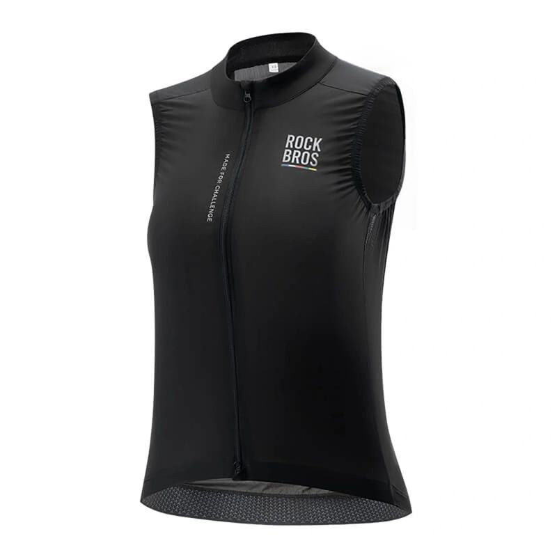 Rockbros ROAD TO SKY Women's Lightweight Breathable Cycling Vest S - Black s \ czarny vests