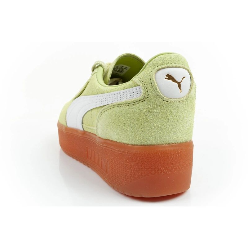 Puma women's sports sneakers Palermo platform fashionable zöld utcai cipő