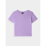 Girls' plain T-shirt 4F 4FJRSS24TTSHF2053-52S póló