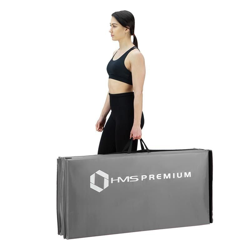 HMS Folding gymnastic mattress gray MGS01 szürke fitness matrac 17-44-286