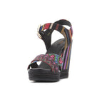 Geox W D82P6G 000AW C0042 wedge színes utcai cipő