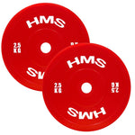 HMS TPP02 (2 x 2.5 KG) RED OLYMPIC TECHNICAL PLATE PE 2 x 2.5 KG piros póló 17-61-114