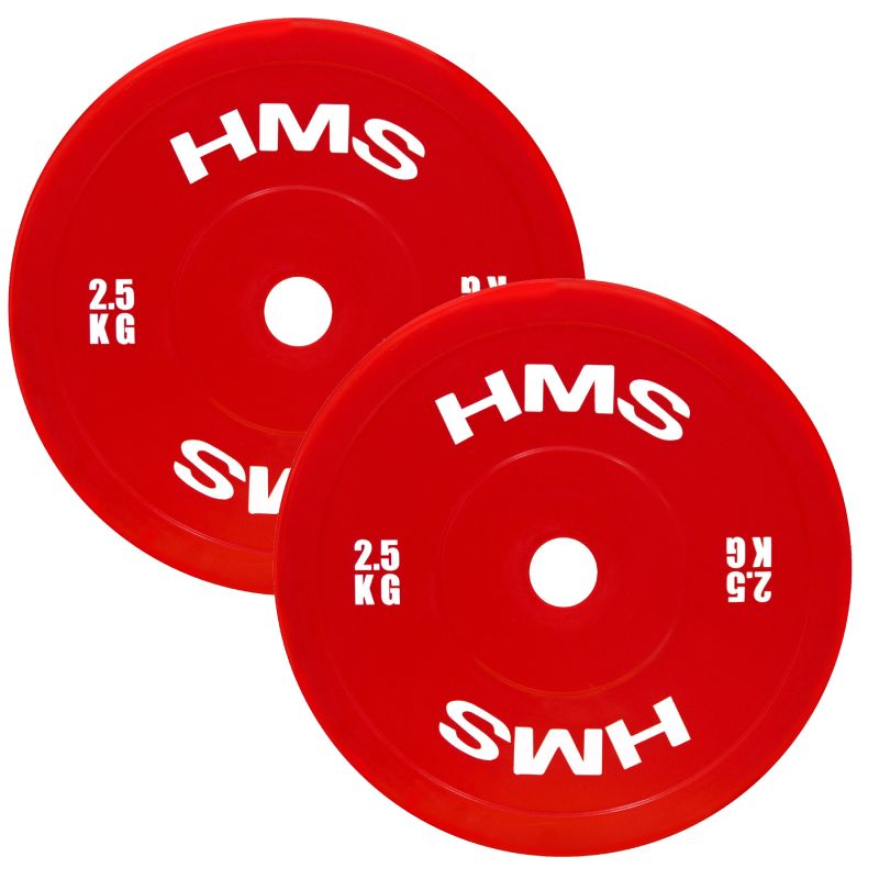HMS TPP02 (2 x 2.5 KG) RED OLYMPIC TECHNICAL PLATE PE 2 x 2.5 KG piros póló 17-61-114