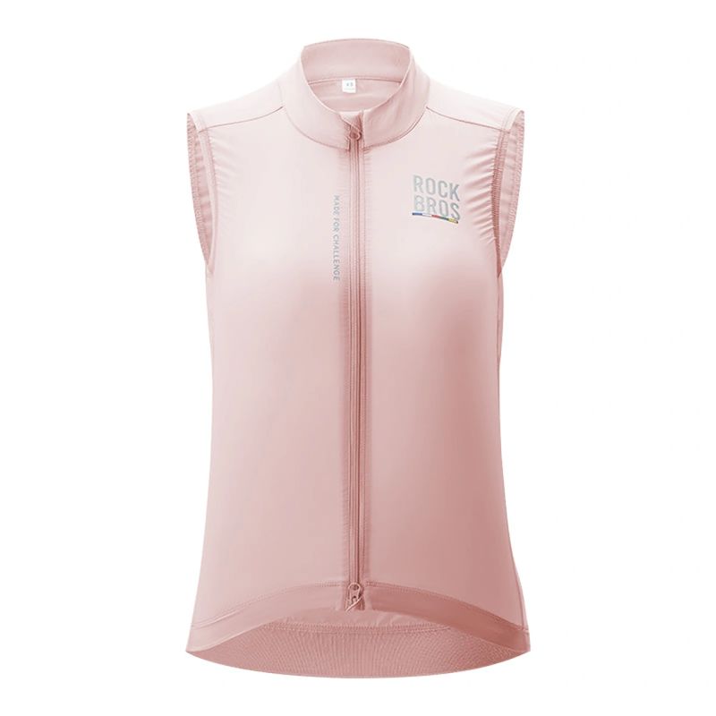 Rockbros ROAD TO SKY women's cycling vest lightweight breathable L - pink l \ różowy vests