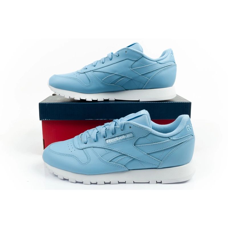 Reebok women's sports shoes Classic sneakers fashionable leather kék zokni
