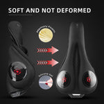 Rockbros saddle cover black and red piros covers