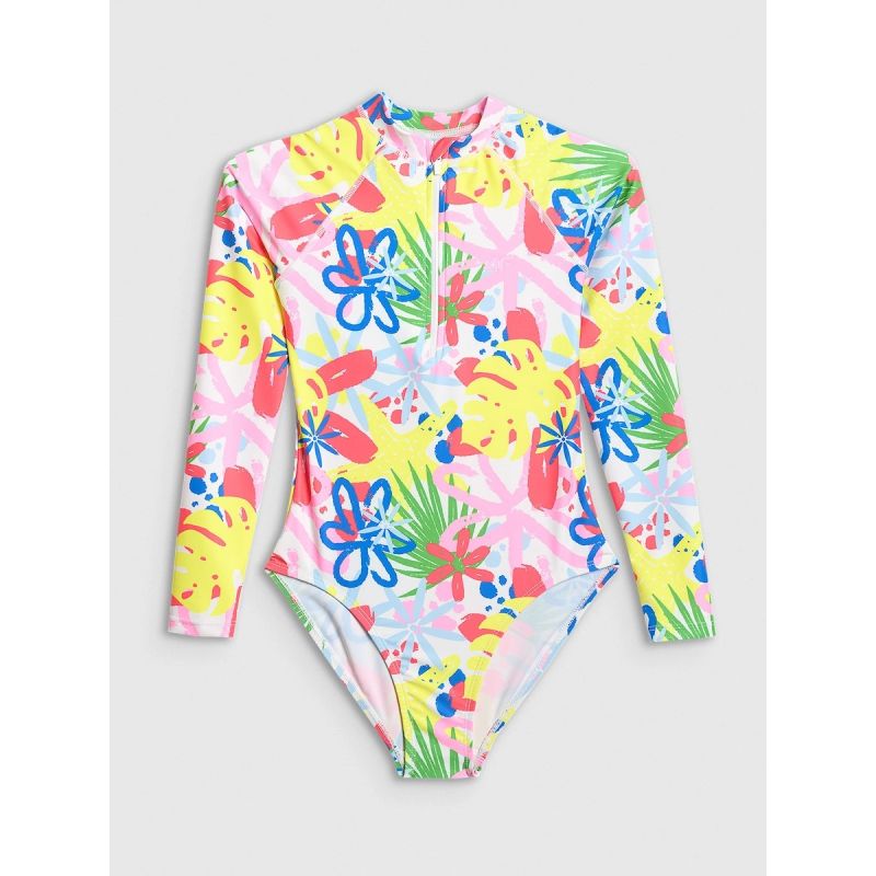 4F Girls' one-piece swimsuit with UPF50+ filter 158/164 kiegészítő 4FJRSS26USWSF144-92A
