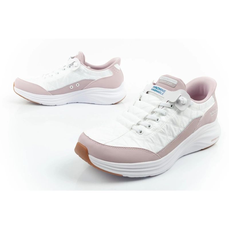 Skechers Contour Foam Women's Sports White SLIP-INS Comfortable fehér utcai cipő