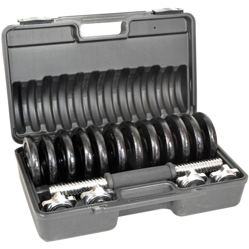 Enero CAST IRON DUMBBELL 15 KG (2x7.5 KG) FIT CASE dumbbell, strength training equipment, training equipment