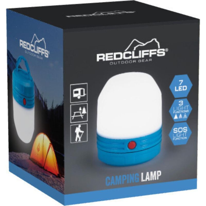8x9cm hiking lamp REDCLIFFS szürke kemping felszerelés