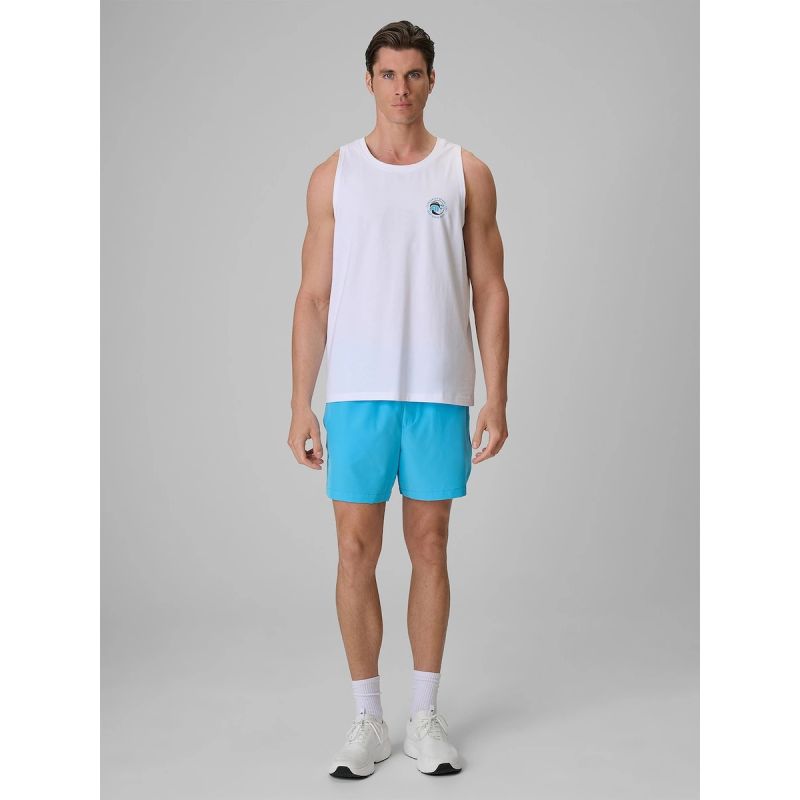 4F Men's regular sleeveless T-shirt with print póló