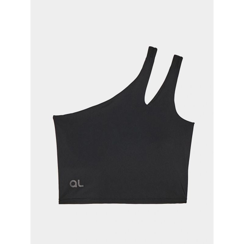 One-shoulder training crop top 4F x anna lewandowska 4F 4FALSAW24TFSLF515-20S atléta