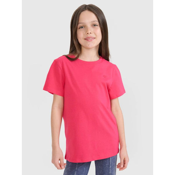 4f Regular plain girls' T-shirt 4FJWSS25TTSHF2177-55S General