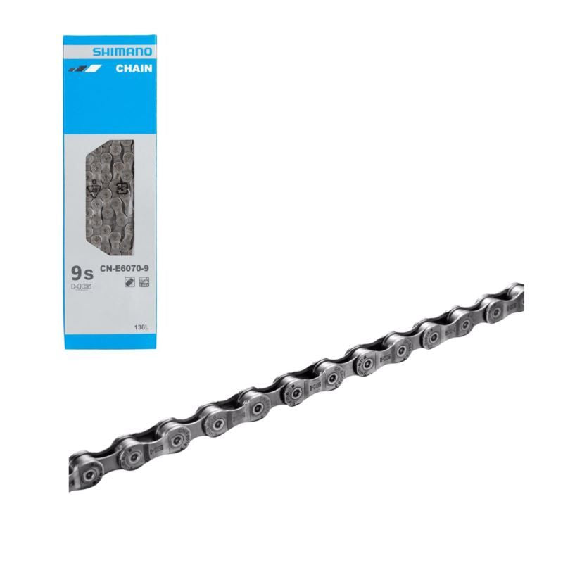 Shimano 9-speed chain CN-E6070, 138 links kerékpár alkatrész SIICNE60709138I