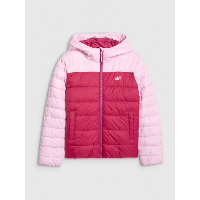 4f Girls' down jacket with synthetic filling 4FJRAW25TDJAF0771-54S Ruházat