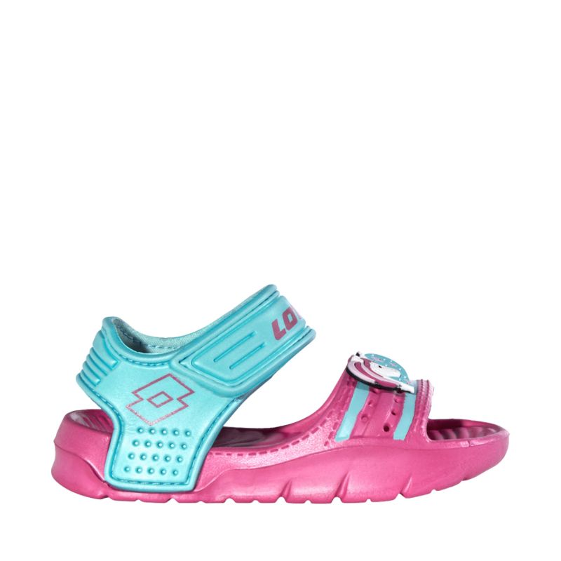 Lotto Simma children's sandals pink and blue 2601090