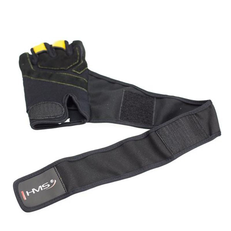 HMS Black/Yellow RST01 rS Gym Gloves fekete kapuskesztyű 17-63-200