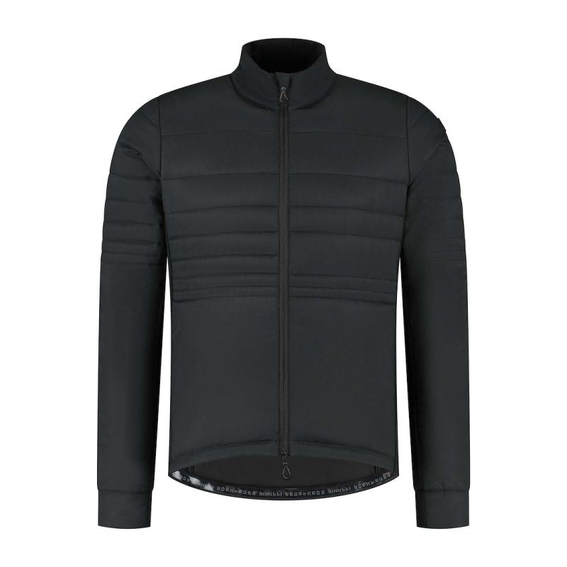 Rogelli ELEMENT winter cycling jacket black fekete kötött sapka SIRC1100005.000.S