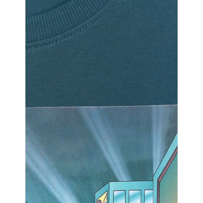 Boy's oversize printed T-shirt 4F 4FJRAW25TTSHM3061-46S