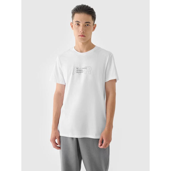 4f Men's regular printed T-shirt 4FRAW24TTSHM2299-10S General