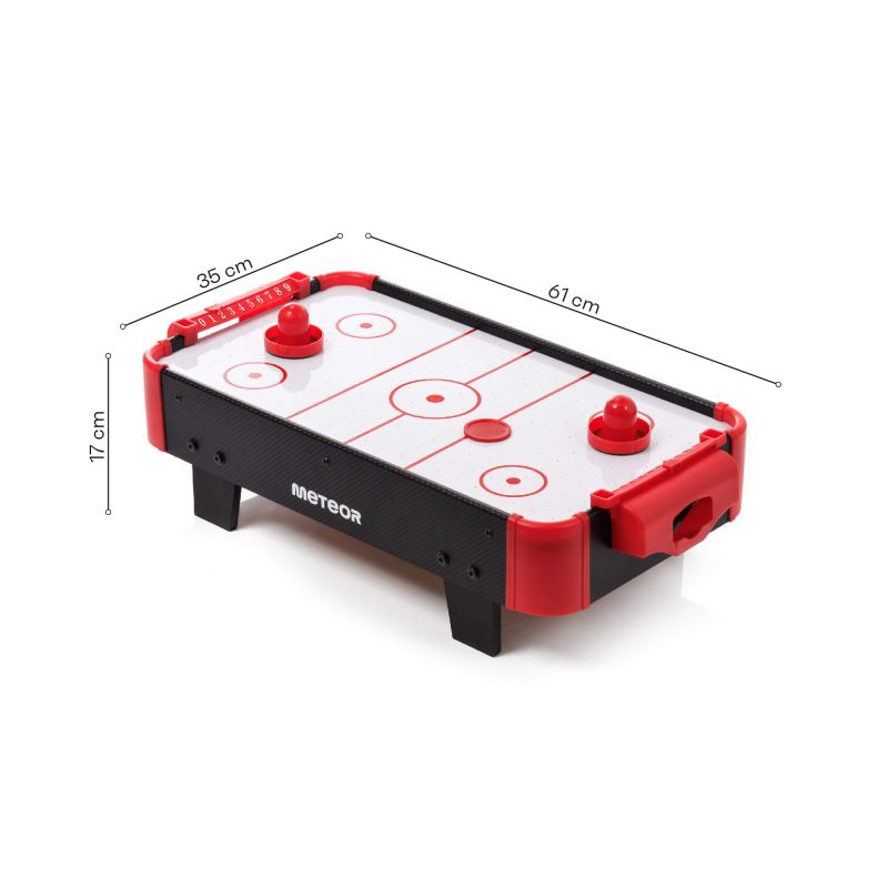 Meteor air hockey table black/red uniw sportfelszerelés 17299