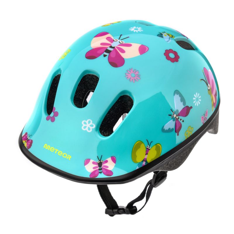Meteor KS06 butterflies children's bike helmet uniw helmets