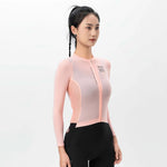 Rockbros 15110012010 ROAD TO SKY women's cycling jersey long sleeve S - pink s \ różowy póló