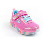 Skechers S Lights LED Children's Sports for Girls with Velcro cipő
